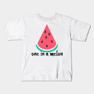 One in a Melon Kids T-Shirt